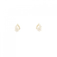 【リメイク】K18YG ダイヤモンド ピアス 0.20CT