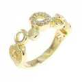 K18YG ダイヤモンド リング 0.05CT