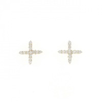 【リメイク】K18YG ダイヤモンド ピアス 0.20CT