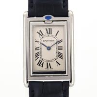 カルティエ タンクバスキュラントLM W1011355 SS 手巻
