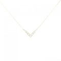 【リメイク】K18YG ダイヤモンド ネックレス 0.15CT