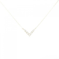 【リメイク】K18YG ダイヤモンド ネックレス 0.15CT
