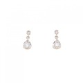 K18PG ダイヤモンド ピアス 0.226CT