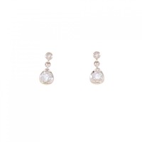 K18PG ダイヤモンド ピアス 0.226CT