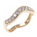 K18PG ダイヤモンド リング 0.30CT