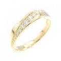 K18YG ダイヤモンド リング 0.13CT