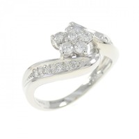 PT フラワー ダイヤモンド リング 0.30CT