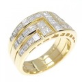 750YG ダイヤモンド リング 1.76CT