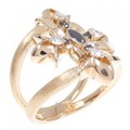 K18PG ダイヤモンド リング 0.18CT