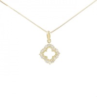 K18YG ダイヤモンド ネックレス 0.31CT