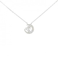 【リメイク】PT ムーン×スター ダイヤモンド ネックレス 0.06CT