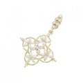 アーカー フラワー ダイヤモンド ペンダント 0.8CT