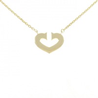 カルティエ Cハート ネックレス