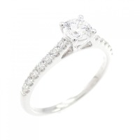 750WG ダイヤモンド リング 0.30CT D VS1 3EXT