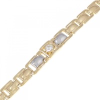K18YG/PT ダイヤモンド ブレスレット 0.537CT