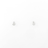 PT ソリティア ダイヤモンド ピアス 0.30CT