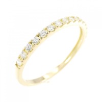 【リメイク】K18YG ハーフエタニティ ダイヤモンド リング 0.20CT