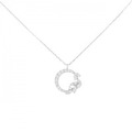 【リメイク】PT ダイヤモンド ネックレス 0.15CT
