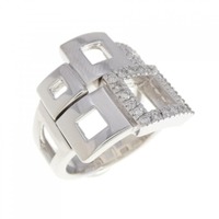 750WG ダイヤモンド リング 0.28CT