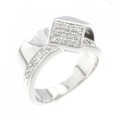 K18WG ダイヤモンド リング 0.30CT