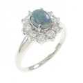 PT ブラックオパール リング 0.57CT