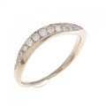 K18WG ダイヤモンド リング 0.26CT