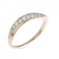 K18WG ダイヤモンド リング 0.26CT