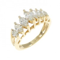 14KYG ダイヤモンド リング 1.00CT