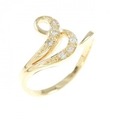 K18YG ダイヤモンド リング 0.05CT