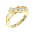 K18YG ダイヤモンド リング 0.40CT