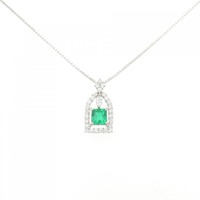 PT エメラルド ネックレス 0.57CT