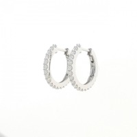 【新品】PT ダイヤモンド ピアス 0.402CT