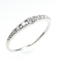 【リメイク】PT ダイヤモンド リング 0.15CT