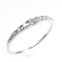【リメイク】PT ダイヤモンド リング 0.15CT
