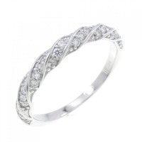 【リメイク】PT ダイヤモンド リング 0.25CT