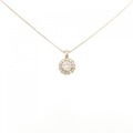 K10PG ダイヤモンド ネックレス 0.25CT