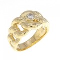 K18YG ダイヤモンド リング 0.17CT