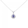PT サファイヤ ネックレス 0.98CT
