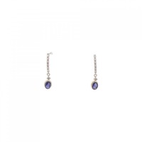 【新品】K10YG アイオライト ピアス