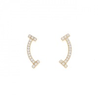 ティファニー Tスマイル ピアス