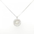 K18WG ダイヤモンド ネックレス 1.00CT