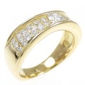 K18YG ダイヤモンド リング 0.20CT