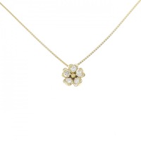 ギンザ タナカ フラワー ダイヤモンド ネックレス 0.25CT