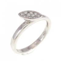 K18WG ダイヤモンド リング