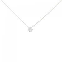 K18YG フラワー ダイヤモンド ネックレス 0.30CT
