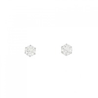 PT ダイヤモンド ピアス 0.275CT 0.276CT G SI1 EX-VG