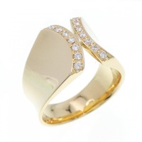 K18YG ダイヤモンド リング 0.14CT