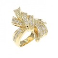 K18YG ダイヤモンド リング 0.40CT