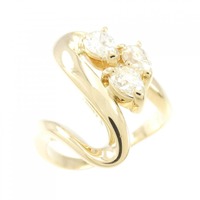K18YG ダイヤモンド リング 0.86CT