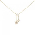 K18PG ダイヤモンド ネックレス 0.50CT